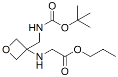 propyl (3-(((tert-butoxycarbonyl)amino)methyl)oxetan-3-yl)glycinate