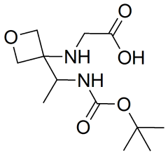 (3-(1-((tert-butoxycarbonyl)amino)ethyl)oxetan-3-yl)glycine