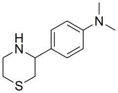 N,N-dimethyl-4-(thiomorpholin-3-yl)aniline