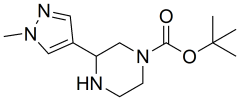 tert-butyl 3-(1-methyl-1H-pyrazol-4-yl)piperazine-1-carboxylate