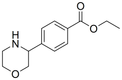 ethyl 4-(morpholin-3-yl)benzoate