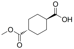trans-1,4-cyclohexanedicarboxylic acid monomethyl ester
