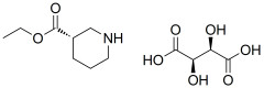 ethyl (S)-piperidine-3-carboxylate (2R,3R)-2,3-dihydroxysuccinate