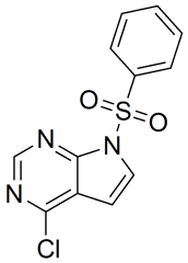 7-(benzenesulfonyl)-4-chloro-7H-pyrrolo[2,3-d]pyrimidine