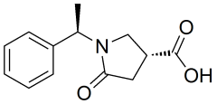 (3R)-5-oxo-1-[(1R)-1-phenylethyl]pyrrolidine-3-carboxylic acid
