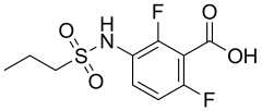 2,6-difluoro-3-(propane-1-sulfonamido)benzoic acid
