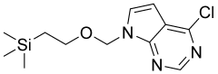 4-chloro-7-{[2-(trimethylsilyl)ethoxy]methyl}-7H-pyrrolo[2,3-d]pyrimidine