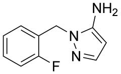 1-[(2-fluorophenyl)methyl]-1H-pyrazol-5-amine