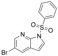 1-(benzenesulfonyl)-5-bromo-1H-pyrrolo[2,3-b]pyridine