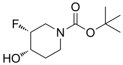 tert-butyl (3R,4S)-3-fluoro-4-hydroxypiperidine-1-carboxylate