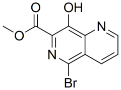 methyl 5-bromo-8-hydroxy-1,6-naphthyridine-7-carboxylate