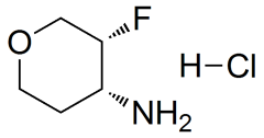 cis-3-fluorooxan-4-amine hydrochloride