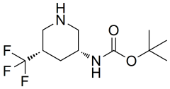 tert-butyl N-[cis-5-(trifluoromethyl)piperidin-3-yl]carbamate