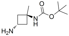 trans-(3-amino-1-methyl-cyclobutyl)carbamic acid tert-butyl este