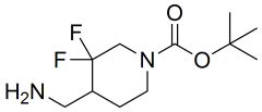 tert-butyl 4-(aminomethyl)-3,3-difluoropiperidine-1-carboxylate