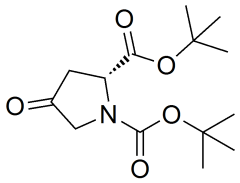 1,2-di-tert-butyl (2R)-4-oxopyrrolidine-1,2-dicarboxylate