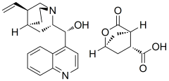 (1R,4R,5R)-3-oxo-2-oxabicyclo[2.2.1]heptane-5-carboxylic acid cinchonidine salt