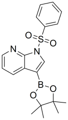 1-(benzenesulfonyl)-3-(tetramethyl-1,3,2-dioxaborolan-2-yl)-1h-pyrrolo[2,3-b]pyridine