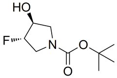 tert-butyl trans-3-fluoro-4-hydroxypyrrolidine-1-carboxylate