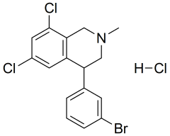 4-(3-bromophenyl)-6,8-dichloro-2-methyl-1,2,3,4-tetrahydroisoquinoline hydrochloride