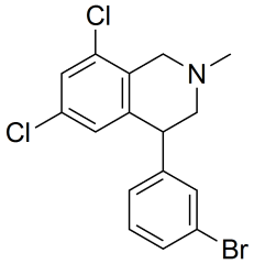 4-(3-bromophenyl)-6,8-dichloro-2-methyl-1,2,3,4-tetrahydroisoquinoline