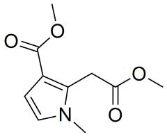 methyl 2-(2-methoxy-2-oxoethyl)-1-methyl-1H-pyrrole-3-carboxylate