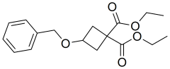 1,1-diethyl 3-(benzyloxy)cyclobutane-1,1-dicarboxylate