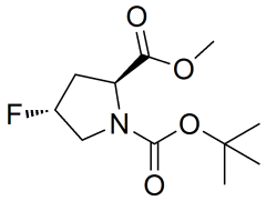 1-tert-butyl 2-methyl (2S,4R)-4-fluoropyrrolidine-1,2-dicarboxylate