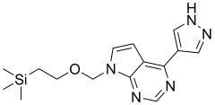 4-(1H-Pyrazol-4-yl)-7-((2-(trimethylsilyl)ethoxy)-methyl)-7H-pyrrolo[2,3-d]pyrimidine