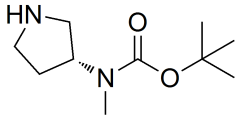 tert-butyl N-methyl-N-[(3R)-pyrrolidin-3-yl]carbamate