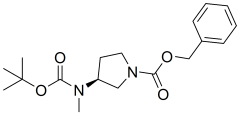 benzyl (3s)-3-{[(tert-butoxy)carbonyl](methyl)amino}pyrrolidine-1-carboxylate
