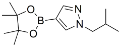 1-(2-methylpropyl)-4-(tetramethyl-1,3,2-dioxaborolan-2-yl)-1H-pyrazole