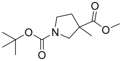 1-tert-butyl 3-methyl 3-methylpyrrolidine-1,3-dicarboxylate