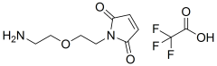 1-[2-(2-aminoethoxy)ethyl]-2,5-dihydro-1H-pyrrole-2,5-dione trifluoroacetate