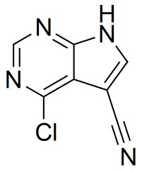 4-chloro-7H-pyrrolo[2,3-d]pyrimidine-5-carbonitrile