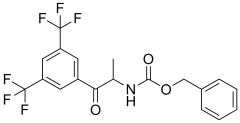 benzyl N-{1-[3,5-bis(trifluoromethyl)phenyl]-1-oxopropan-2-yl}carbamate