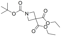 1-tert-butyl 3,3-diethyl azetidine-1,3,3-tricarboxylate
