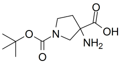3-amino-1-[(tert-butoxy)carbonyl]pyrrolidine-3-carboxylic acid