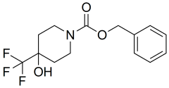 benzyl 4-hydroxy-4-(trifluoromethyl)piperidine-1-carboxylate