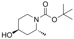 racemic tert-butyl (2S,4R)-4-hydroxy-2-methylpiperidine-1-carboxylate