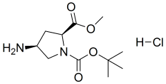 1-tert-butyl 2-methyl (2S,4S)-4-aminopyrrolidine-1,2-dicarboxylate hydrochloride