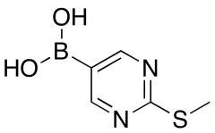 [2-(methylsulfanyl)pyrimidin-5-yl]boronic acid