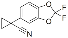 1-(2,2-difluoro-2H-1,3-benzodioxol-5-yl)cyclopropane-1-carbonitrile