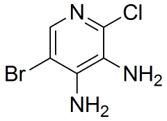 5-bromo-2-chloropyridine-3,4-diamine