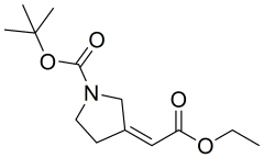 tert-butyl-3-(2-ethoxy-2-oxoethylidene)pyrrolidine-1-carboxylate