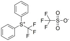 diphenyl(trifluoromethyl)sulfanium trifluoromethanesulfonate