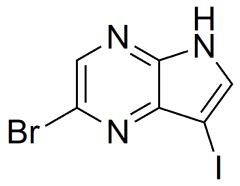 2-bromo-7-iodo-5H-pyrrolo[2,3-b]pyrazine