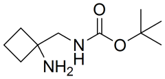 tert-butyl N-[(1-aminocyclobutyl)methyl]carbamate