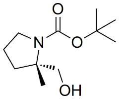 tert-butyl (2S)-2-(hydroxymethyl)-2-methylpyrrolidine-1-carboxylate