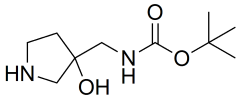 tert-butyl N-[(3-hydroxypyrrolidin-3-yl)methyl]carbamate